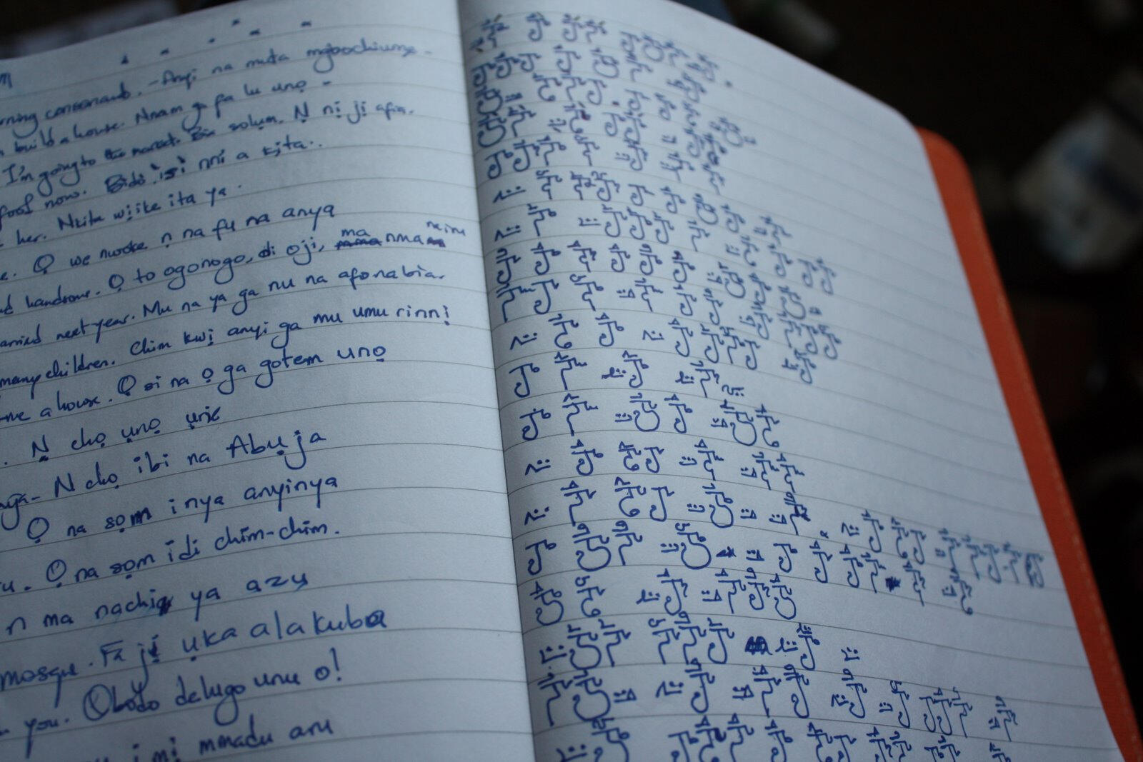 The Ndebe Igbo Script