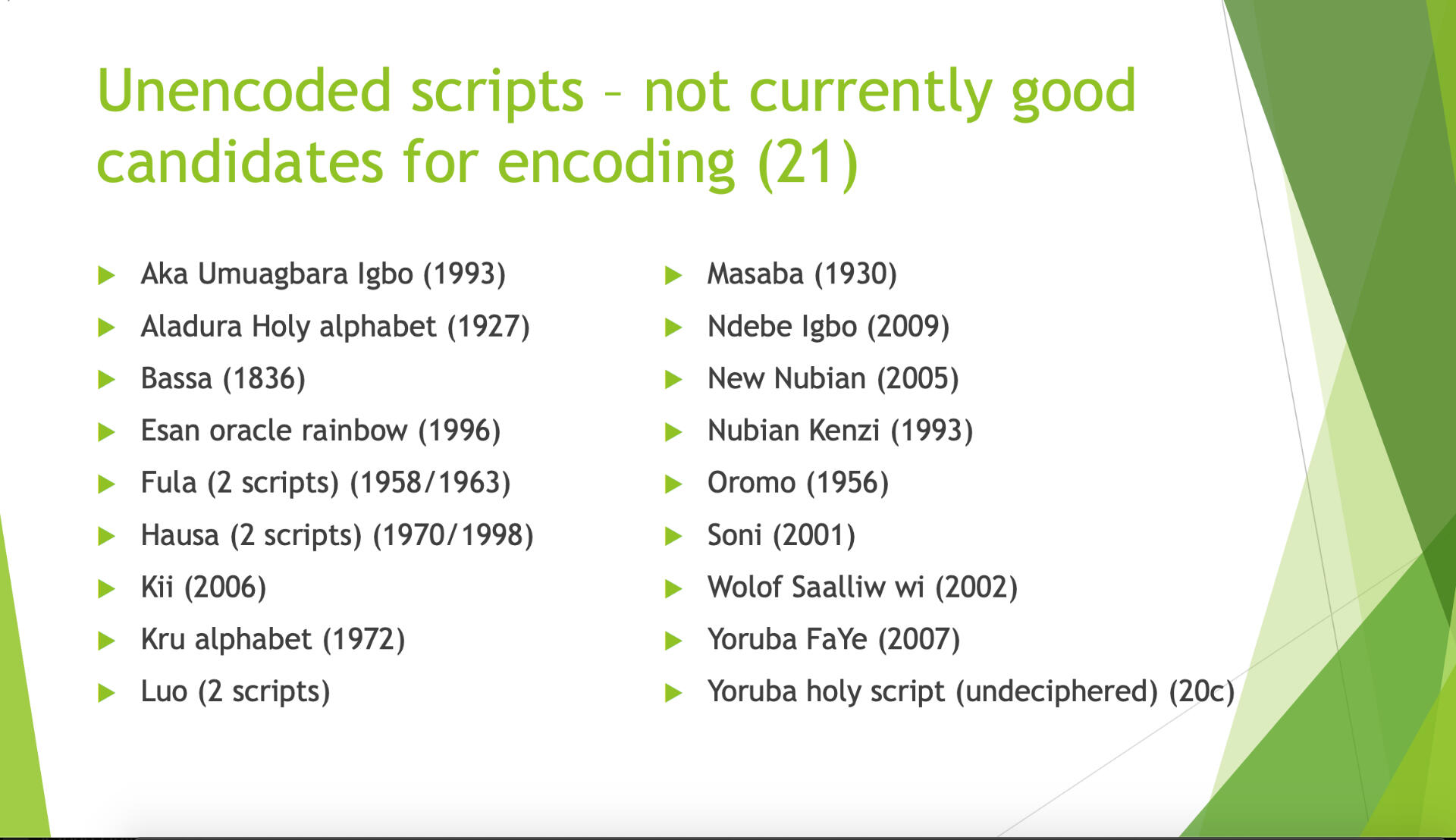 The Ndebe Igbo Script